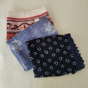 Maurices Bundle Colorful Patterned Scarves